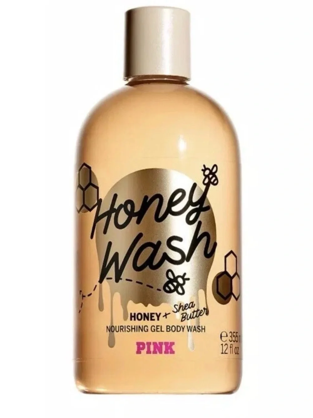 Victoria’s Secret PINK Honey Nourishing Gel Body Wash ~ 12 fl.oz. ( Lot of 2 )